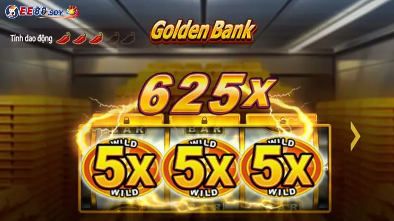 GoldenBank được phát triển từ công ty Jili Games, game có chủ đề tập trung vào ngân hàng